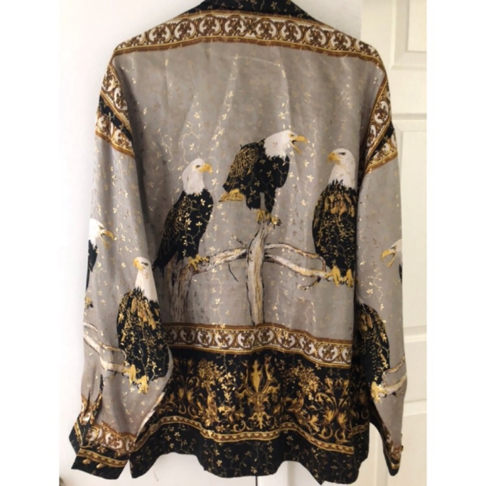 Silk men’s shirt